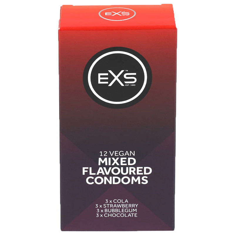 EXS Mixed Flavoures 4 féle ízesített óvszer 12 db Szeres