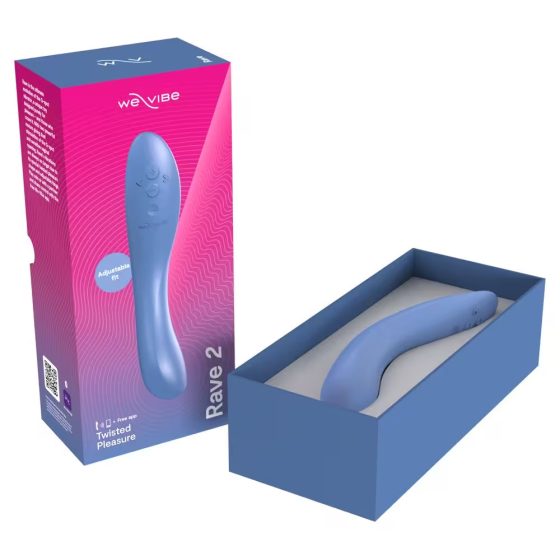 We-Vibe Rave 2. okos, kétmotoros G-Pont vibrátor (kék) (APP-os)