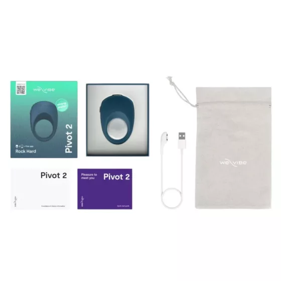 We-Vibe – Pivot 2 vibrációs péniszgyűrű (szürke)