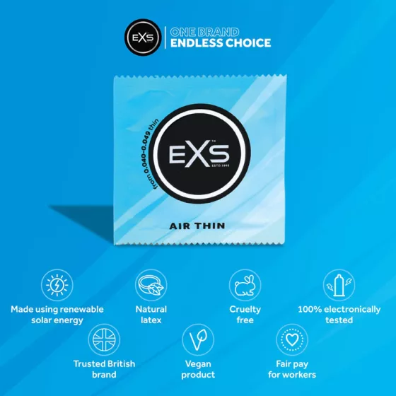 EXS Air Thin ultra vékony óvszer (100 db)