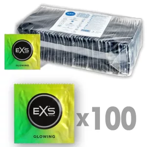 EXS Glowing sötétben világító óvszer (3 db)