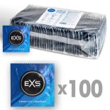 EXS Black Latex karcsusított, fekete óvszer (12 db)