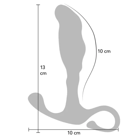 Buttocks – The Pusher fém prosztatadildó szilikonbevonatttal (L méret)