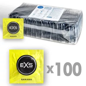 EXS Banana óvszer, banán aromával (100 db)