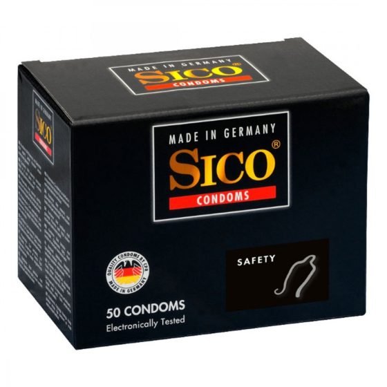 Sico Safety 50 db egyszerű óvszer.