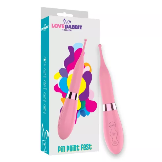 ToyJoy – Pin Point Fest akkumulátoros fókusz típusú vibrátor (rózsaszín)