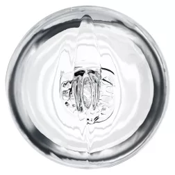   Private Crystal Clear punci és száj maszturbátor (áttetsző)