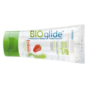 BIOglide Strawberry vízbázisú síkosító, eper aromával (80 ml) BIOglide Strawberry vízbázisú síkosító, eper aromával (80 ml)
