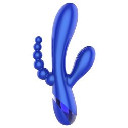   Xocoon Triple Love vibrátor, pulzációs csiklóággal, anál gyöngysorral