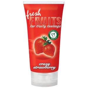 Fresh Fruits Strawberry vízbázisú síkosító, eper aromával (150 ml) Fresh Fruits Strawberry vízbázisú síkosító, eper aromával (150 ml)