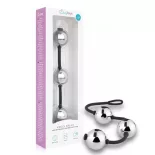   Easy Toys – három golyóból álló acél gésagolyószett szilikonpánton