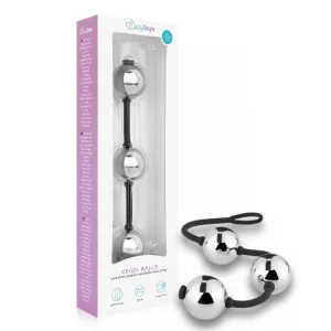 Easy Toys – három golyóból álló acél gésagolyószett szilikonpánton