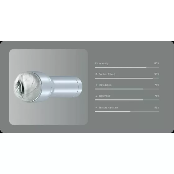 Kiiroo Feel Stroker extra szűk popsi maszturbátor (barna bőrszín, PowerBlow szívókészülék kompatibilis)