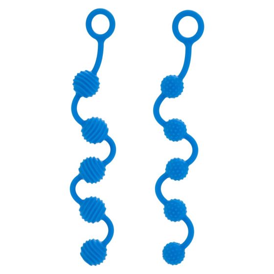 Toy Joy Silicone O Beads 2 db anál gyöngysor (kék)