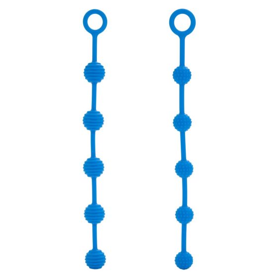 Toy Joy Silicone O Beads 2 db anál gyöngysor (kék)