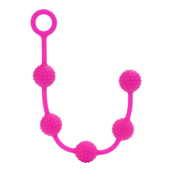 Toy Joy Silicone O Beads 2 db anál gyöngysor (rózsaszín)
