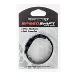   Perfect Fit Speedshift méretre állítható péniszgyűrű (fekete)