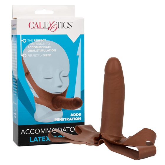Calexotics Accomodator dildós fejhám (barna)