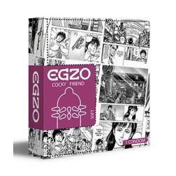 Egzo Hot Red különleges felületű óvszer (1 db)