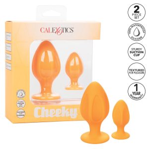 Calexotics Cheeky 2 db-os anál dildó szett (narancssárga)