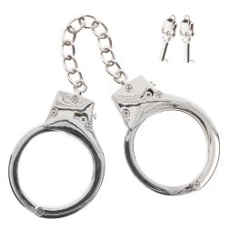 Taboom Luxury ezüst színű, fém csuklóbilincs (226 gramm)