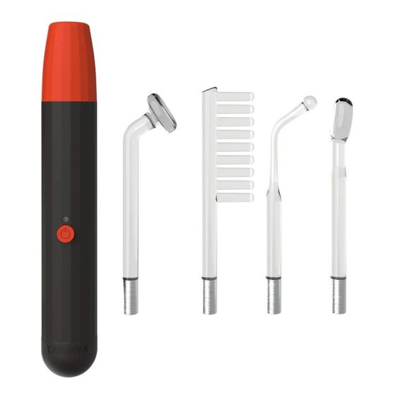 Taboom Luxury elektro stimuláló pálca (4 db üveg feltéttel) (fekete-piros)