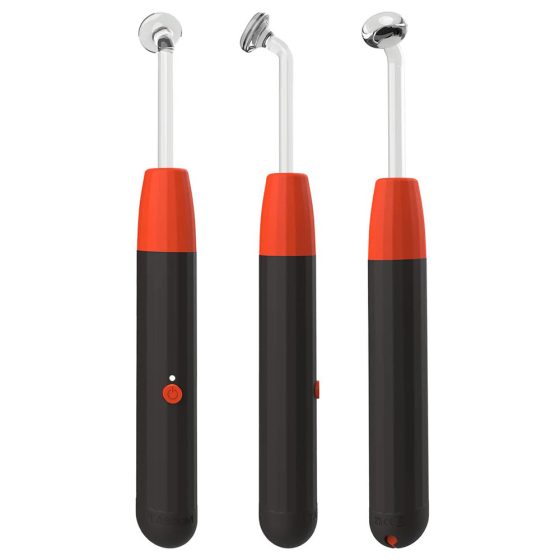 Taboom Luxury elektro stimuláló pálca (4 db üveg feltéttel) (fekete-piros)