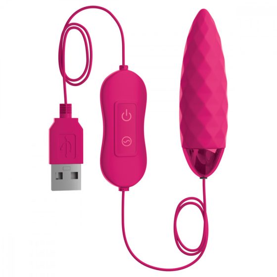 OMG! Bullets Fun USB-s vibrációs tojás (lila)