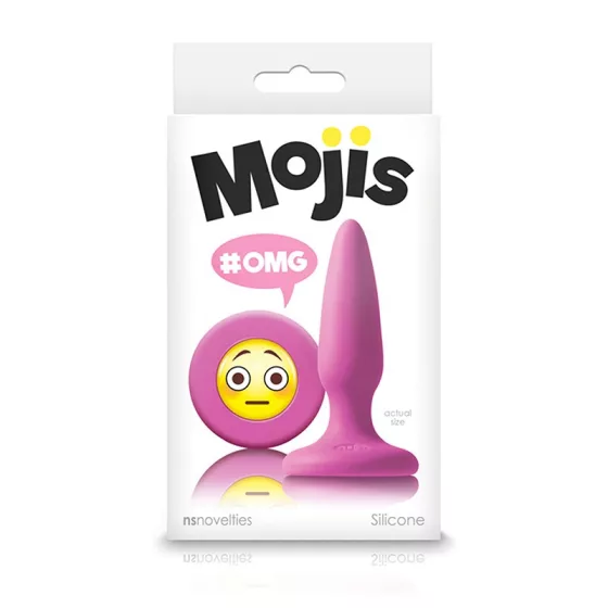 Mojis anál dildó OMG (rózsaszín)