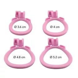 Hidden Desire – műanyag péniszlakat (pink, extra rövid)
