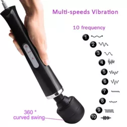   B-Series – Magic Massager hálózatos masszírozó gép (fekete)