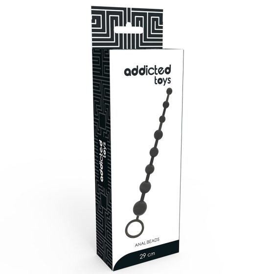 Addicted Toys Anal Beads anál gyöngysor (fekete)