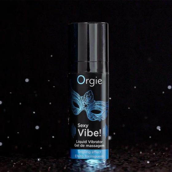 Orgie Sexy Vibe Liquid Vibrator - csikló stimuláló gél hölgyeknek, extra bizsergetéssel (15 ml)