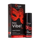   Orgie Sexy Vibe Hot stimuláló gél hölgyeknek, melegítő hatással (15 ml)