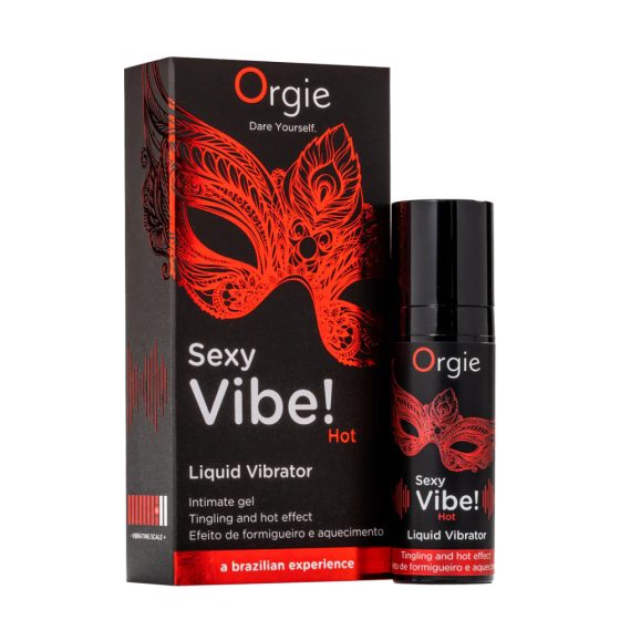 Orgie Sexy Vibe Hot stimuláló gél hölgyeknek, melegítő hatással (15 ml)