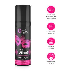 Orgie Sexy Vibe! Intense orgazmus gél hölgyeknek (15 ml)