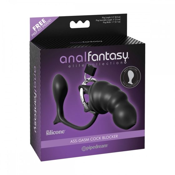 Anal Fantasy Ass-Gasm Cock Blocker péniszlakat anál dildóval