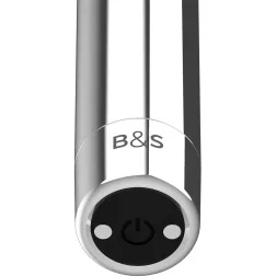   Black & Silver Kailan 2. akkumulátoros töltényvibrátor (ezüst)