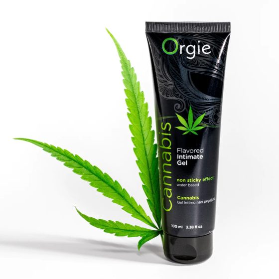 Orgie Cannabis vízbázisú síkosító, kendermag olajjal (100 ml)