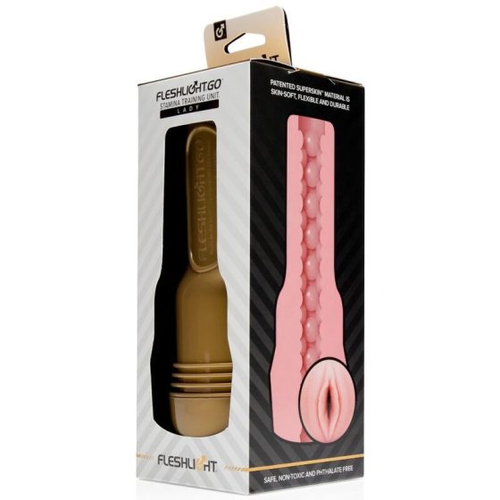 Fleshlight Lady Stamina Training Unit Go punci (rücskös betéttel)