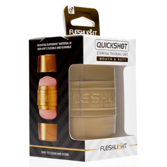 Fleshlight Quickshot Stamina Training Unit punci és popsi (rücskös betéttel)