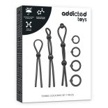 Addicted Toys 7 darabos péniszgyűrű készlet