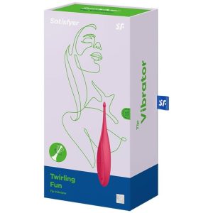 Satisfyer Twirling Fun fókusz típusú izgató (piros)