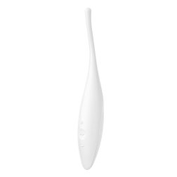 Satisfyer Twirling Joy fókusz típusú csiklóvibrátor (fehér) (APP-os).