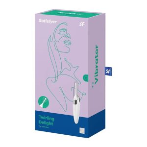 Satisfyer Twirling Delight fókusz típusú csiklóvibrátor (fehér).