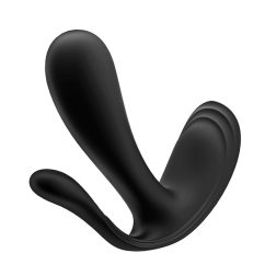   Satisfyer Top Secret+ hárommotoros vibrátor (fekete) (APP-os)