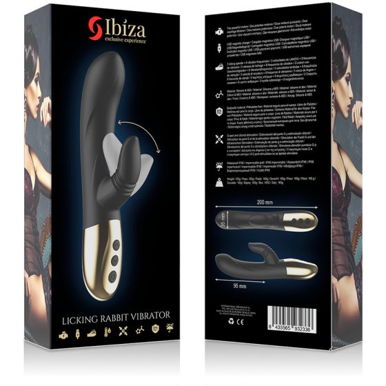 Ibiza Licking Rabbit vibrátor, mozgó csiklóággal