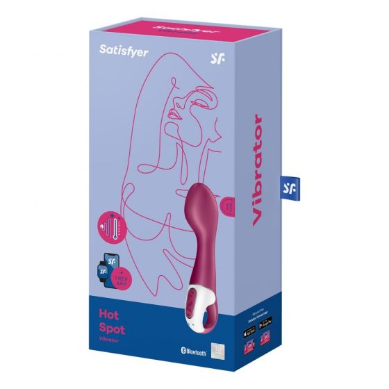 Satisfyer Hot Spot vibrátor, melegítő funkcióval (APP-os)