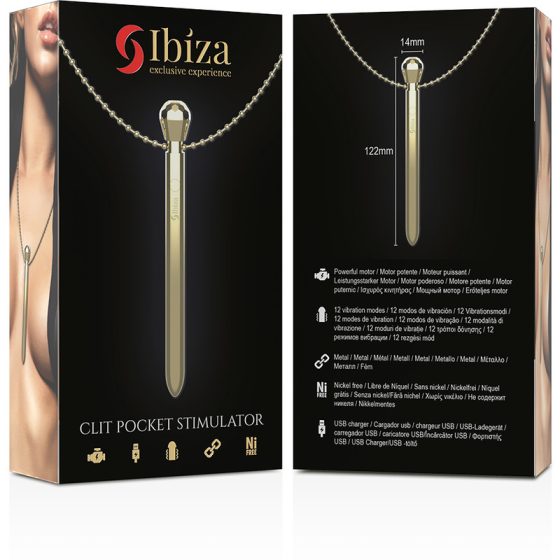 Ibiza Clit Pocket nyaklánc vibrátor
