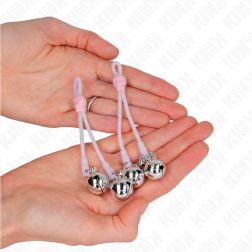   Kink hurkos, sötétben világító bimbócsíptető, csengettyűkkel